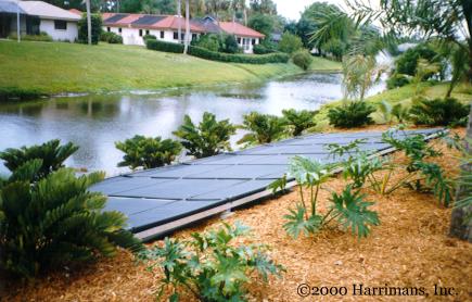 Ground Mount Pool Solar Installation